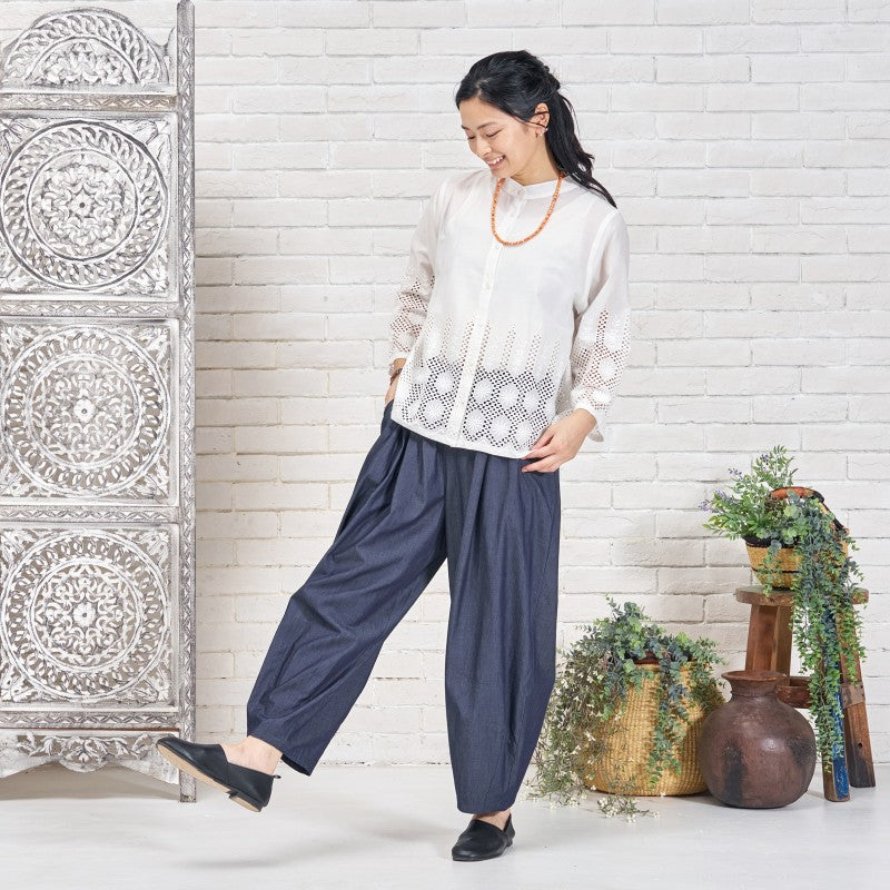 Denim Cocoon Pants
