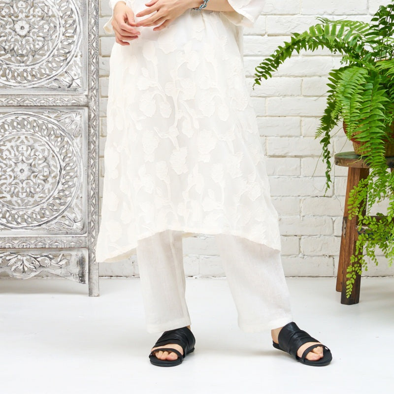 Linen Tapered Pants N