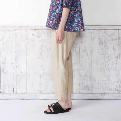 Linen Tapered Pants N