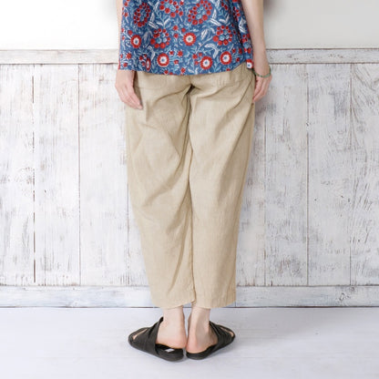 Linen Tapered Pants N