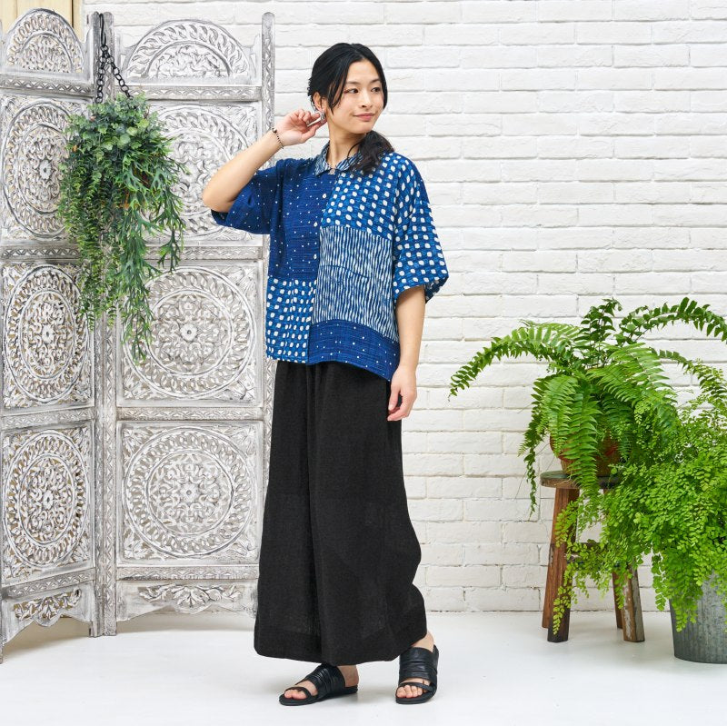 Linen Wide Pants N