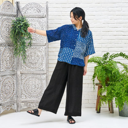 Linen Wide Pants N