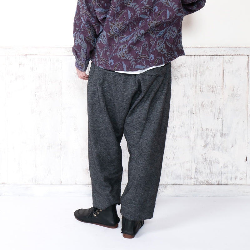 Cotton Melange Tapered Pants