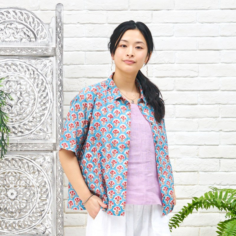 Linen Sleeveless Blouse N