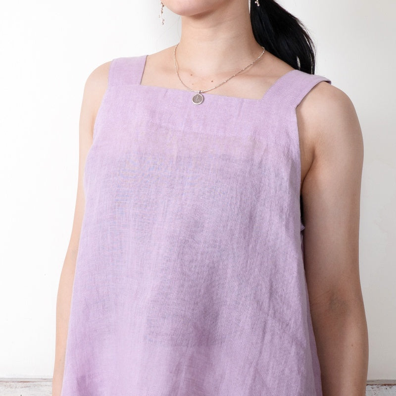 Linen Sleeveless Blouse N