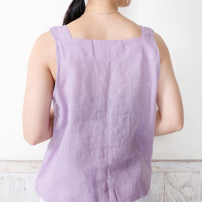 Linen Sleeveless Blouse N