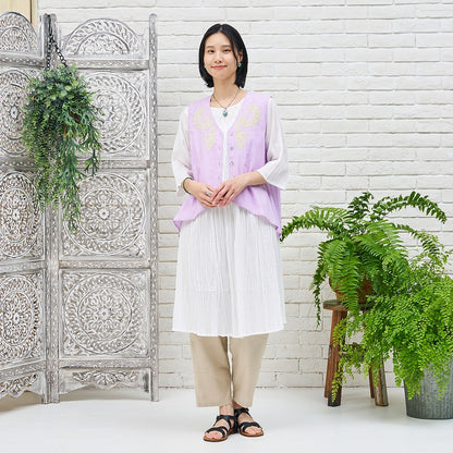 Oriental Embroidery Vest