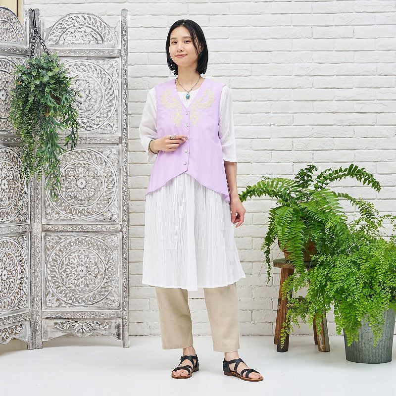 Oriental Embroidery Vest