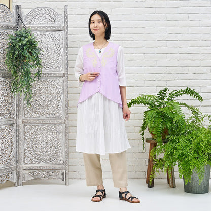 Oriental Embroidery Vest