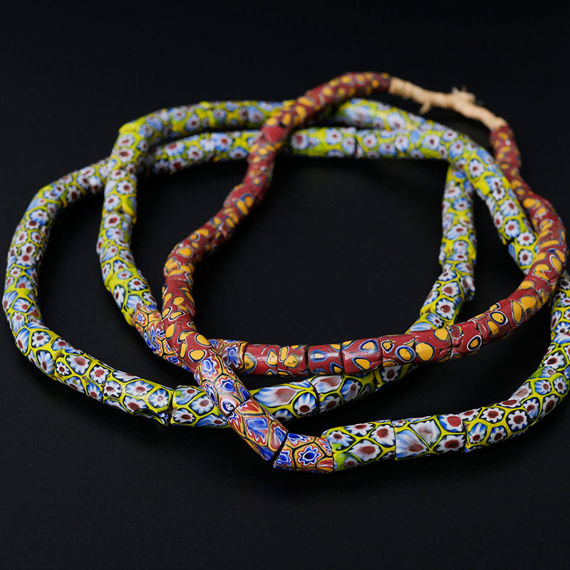 Hibla ng Millefiori na Mga Beads (HALO-HALO)