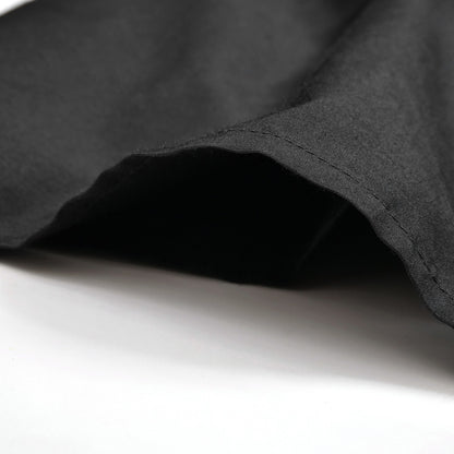 Cotton Silk Drape Collar Jacket