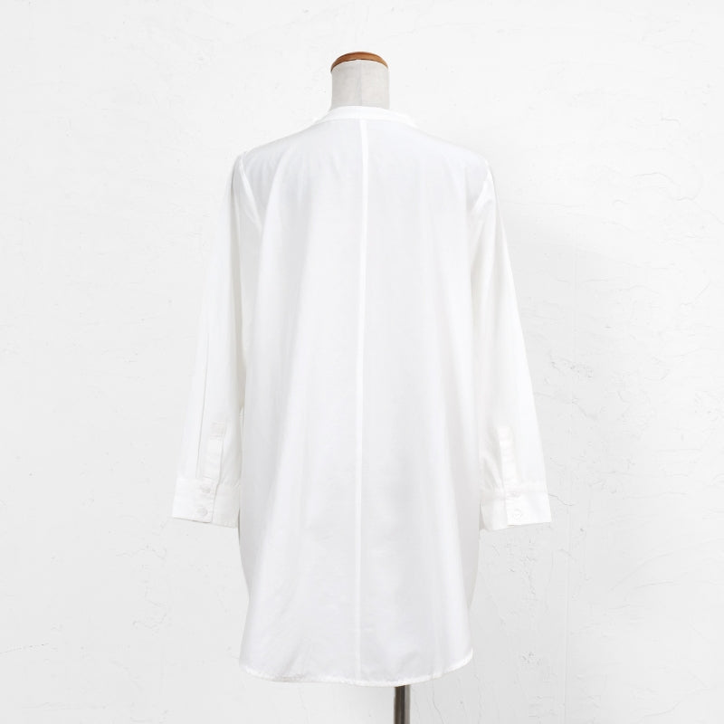 Cotton Silk Scallop Blouse