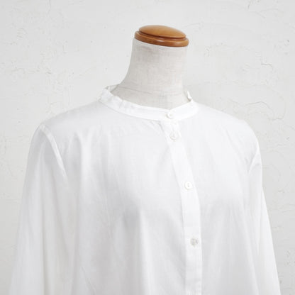 Cotton Silk Scallop Blouse