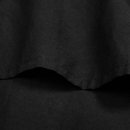 Cotton Silk Drop Sleeve Wide Blouse