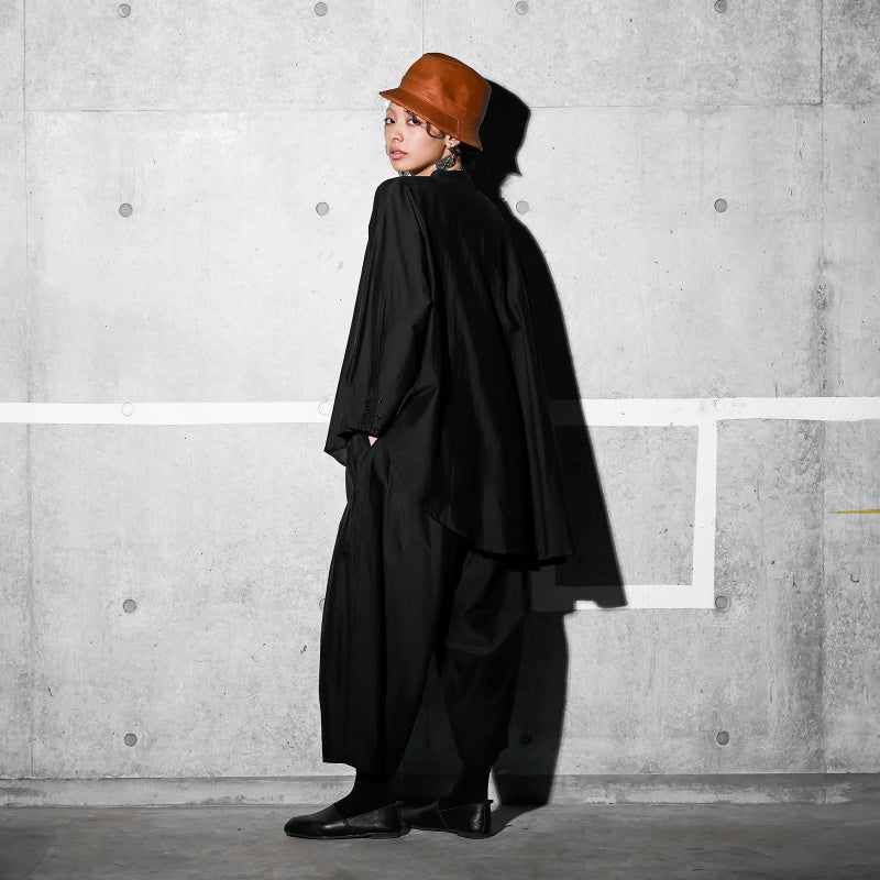 Cotton Silk Round Shirt Blouse