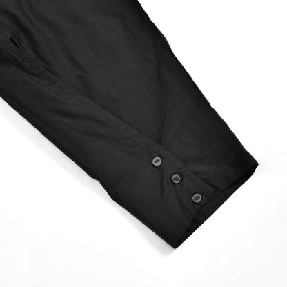 Cotton Silk Round Shirt Blouse