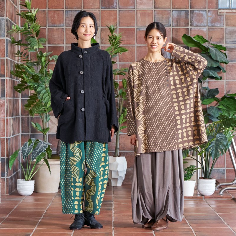 Cotton Thick Poncho Jacket