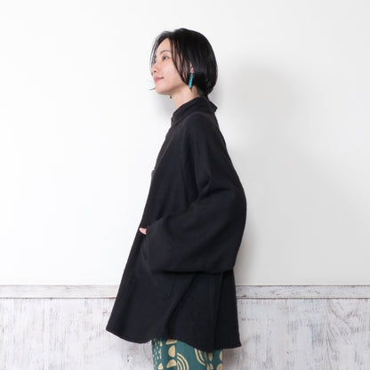 Cotton Thick Poncho Jacket