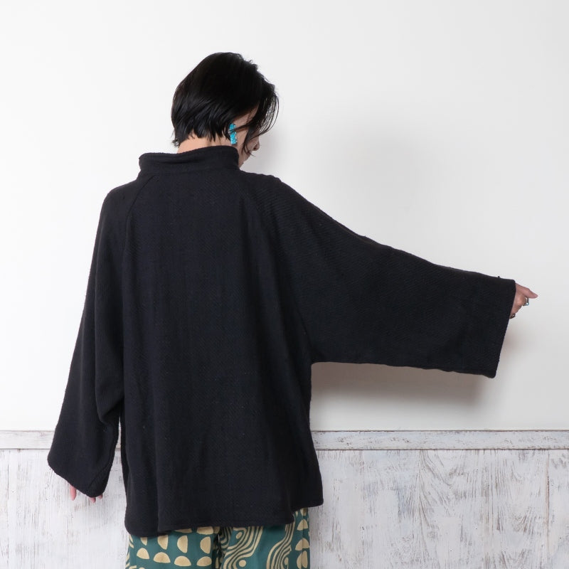 Cotton Thick Poncho Jacket