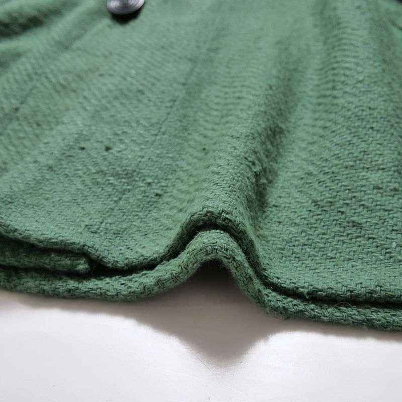 Cotton Thick Poncho Jacket