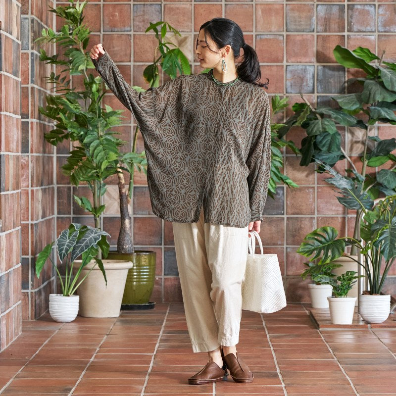 Block Print Combo Blouse