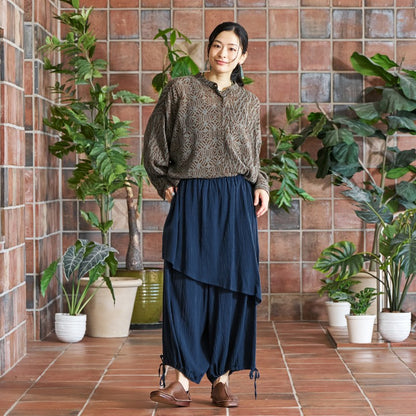 Block Print Combo Blouse
