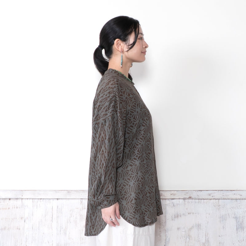 Block Print Combo Blouse