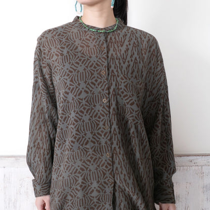 Block Print Combo Blouse