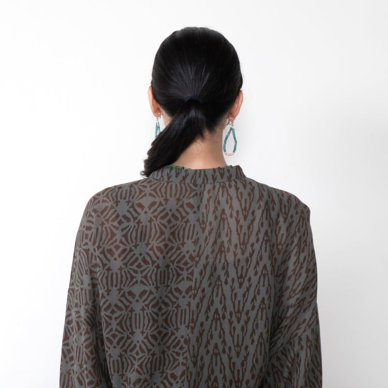 Block Print Combo Blouse