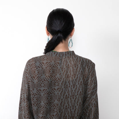 Block Print Combo Blouse