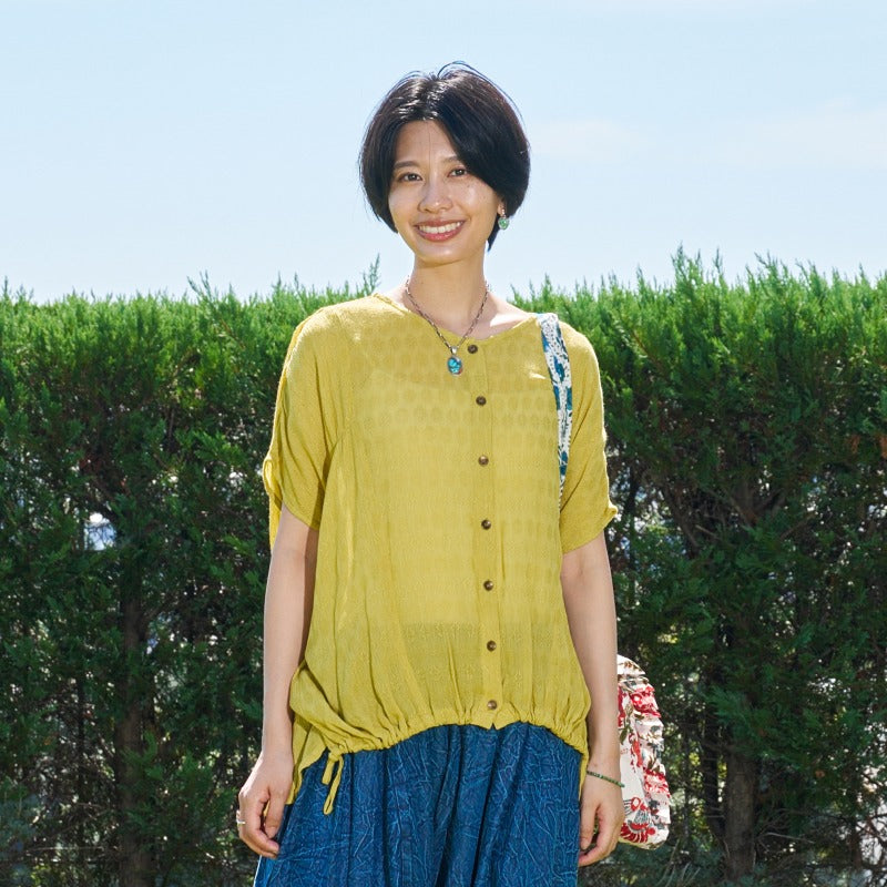 Rayon Crepe Short Blouse