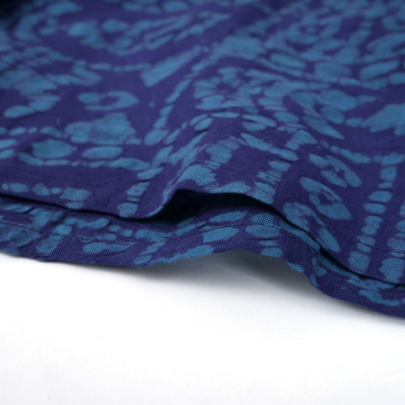 Embossed Geometric Pattern Blouse