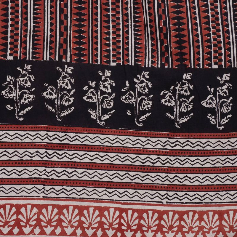 Bagru Panel Print Blouse