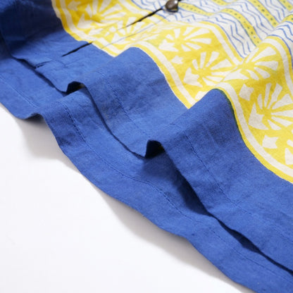 Bagru Panel Print Blouse