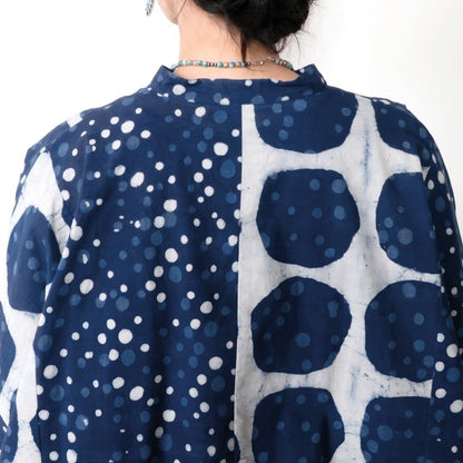 Dub Dot Print Short Blouse
