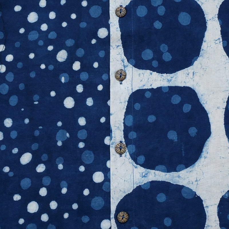 Dub Dot Print Short Blouse