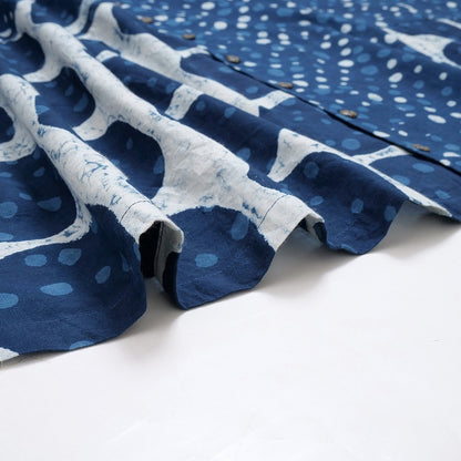 Dub Dot Print Button-Front Dress