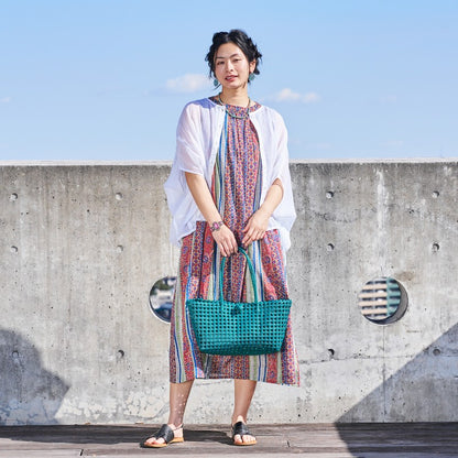 Kota Doria Poncho Blouse