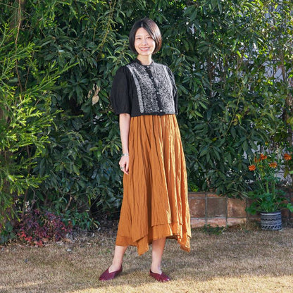Lakhnavi Embroidery Short Blouse