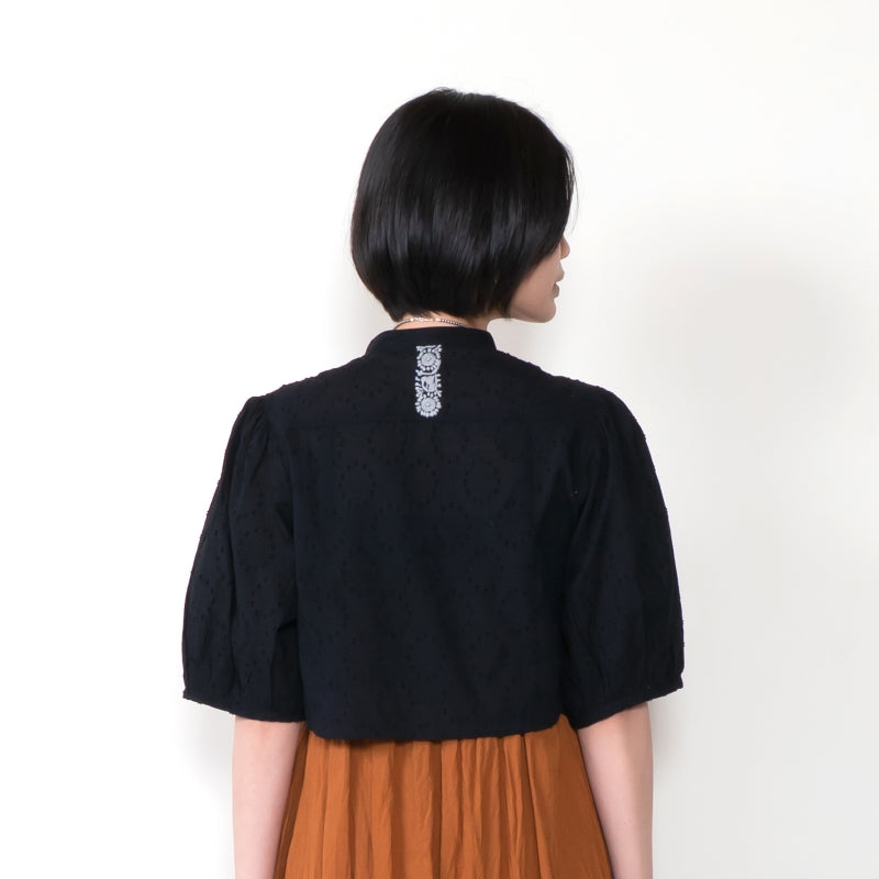 Lakhnavi Embroidery Short Blouse