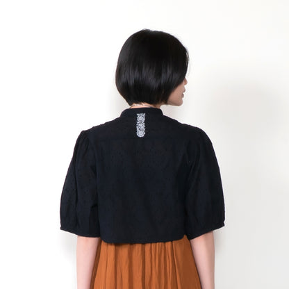 Lakhnavi Embroidery Short Blouse