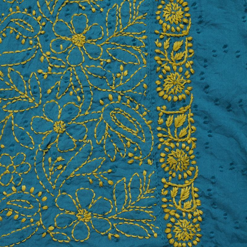 Lakhnavi Embroidery Short Blouse