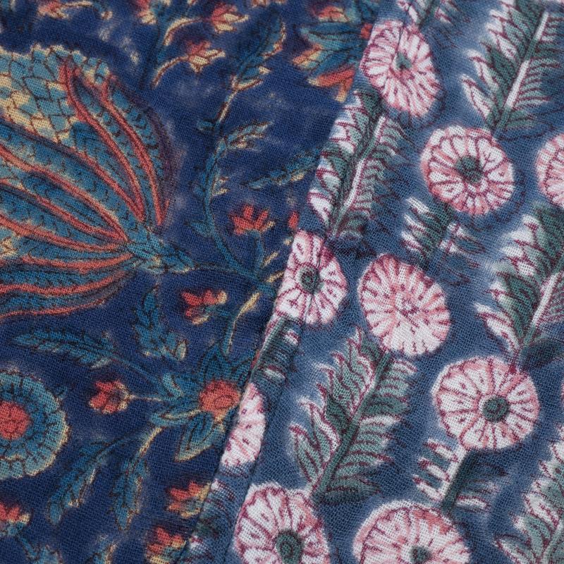 Block Print Double Gauze Cardigan Jacket