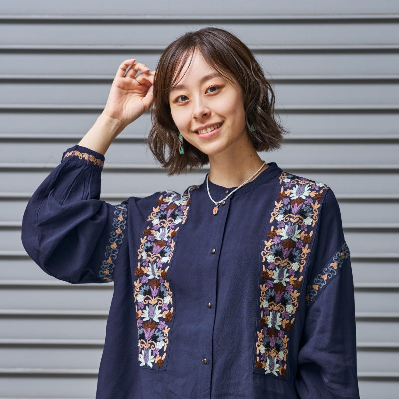 Rayon Aari Embroidery Blouse
