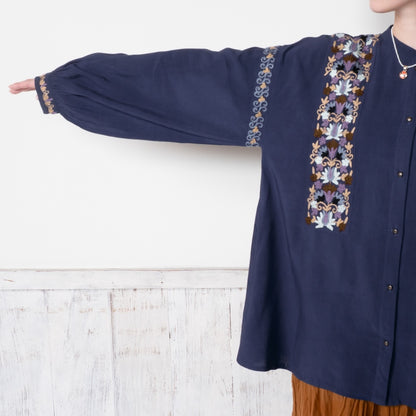 Rayon Aari Embroidery Blouse