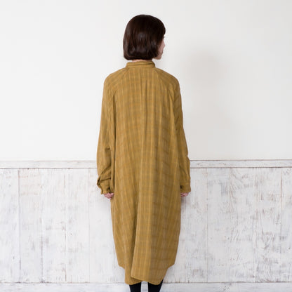 Rayon Jacquard Dolman Front Open Dress