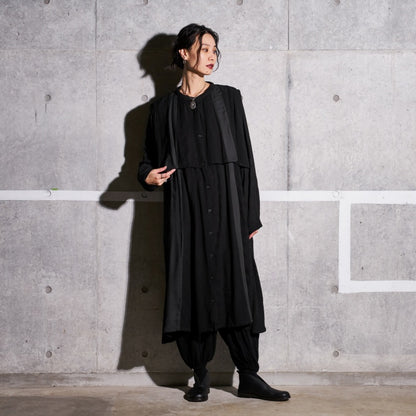 Rayon Front-Opening Dress