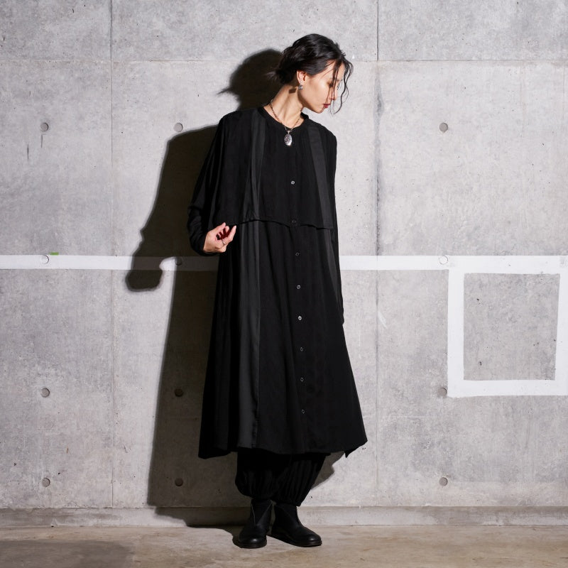 Rayon Front-Opening Dress