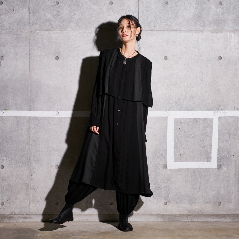 Rayon Front-Opening Dress