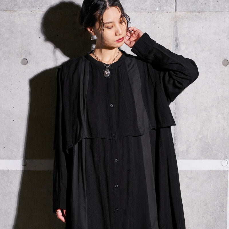 Rayon Front-Opening Dress